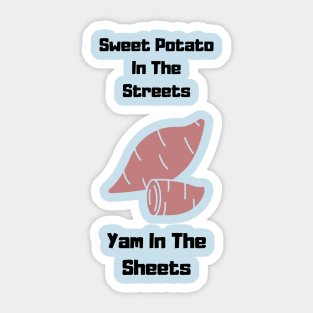 Yam in the sheets Sticker